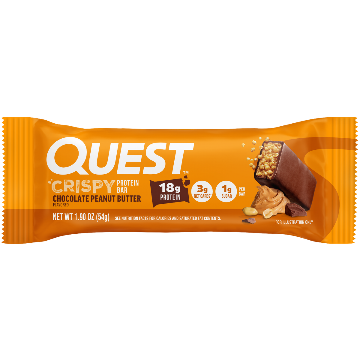 Chocolate Peanut Butter Crispy Hero Protein Bars