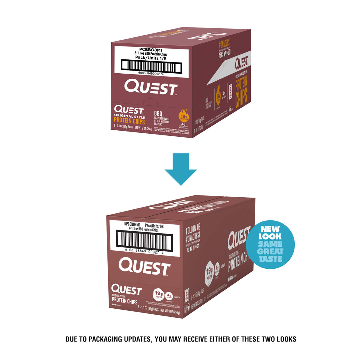 BBQ Original Style Protein Chips