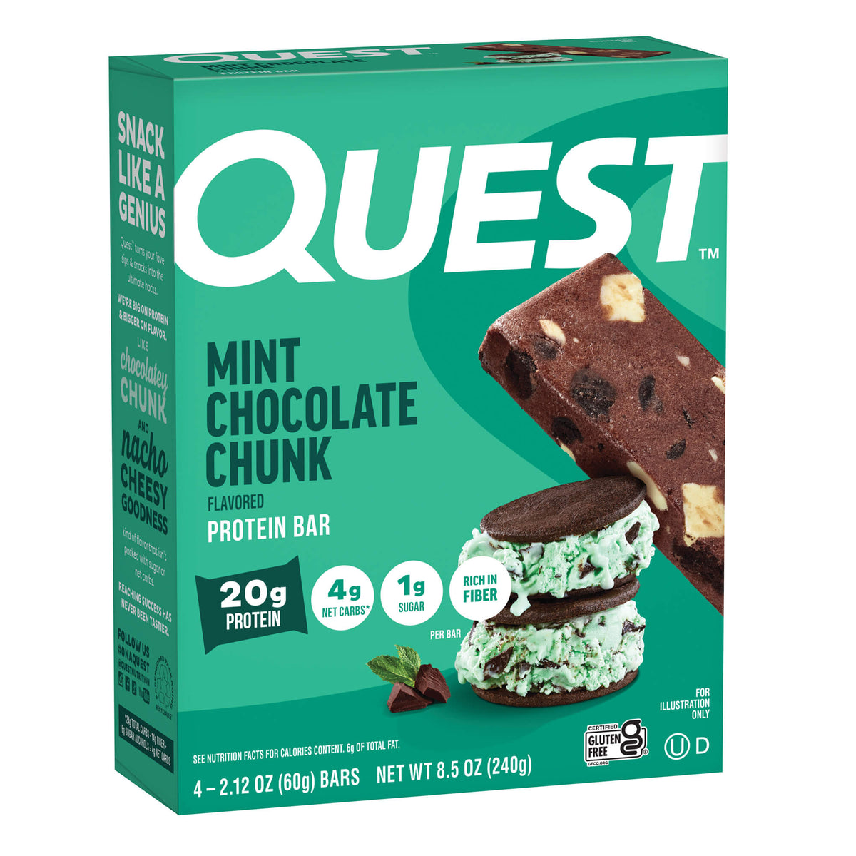 Small Protein Bar Bundle; 5 x 4ct. boxes - Save 5%