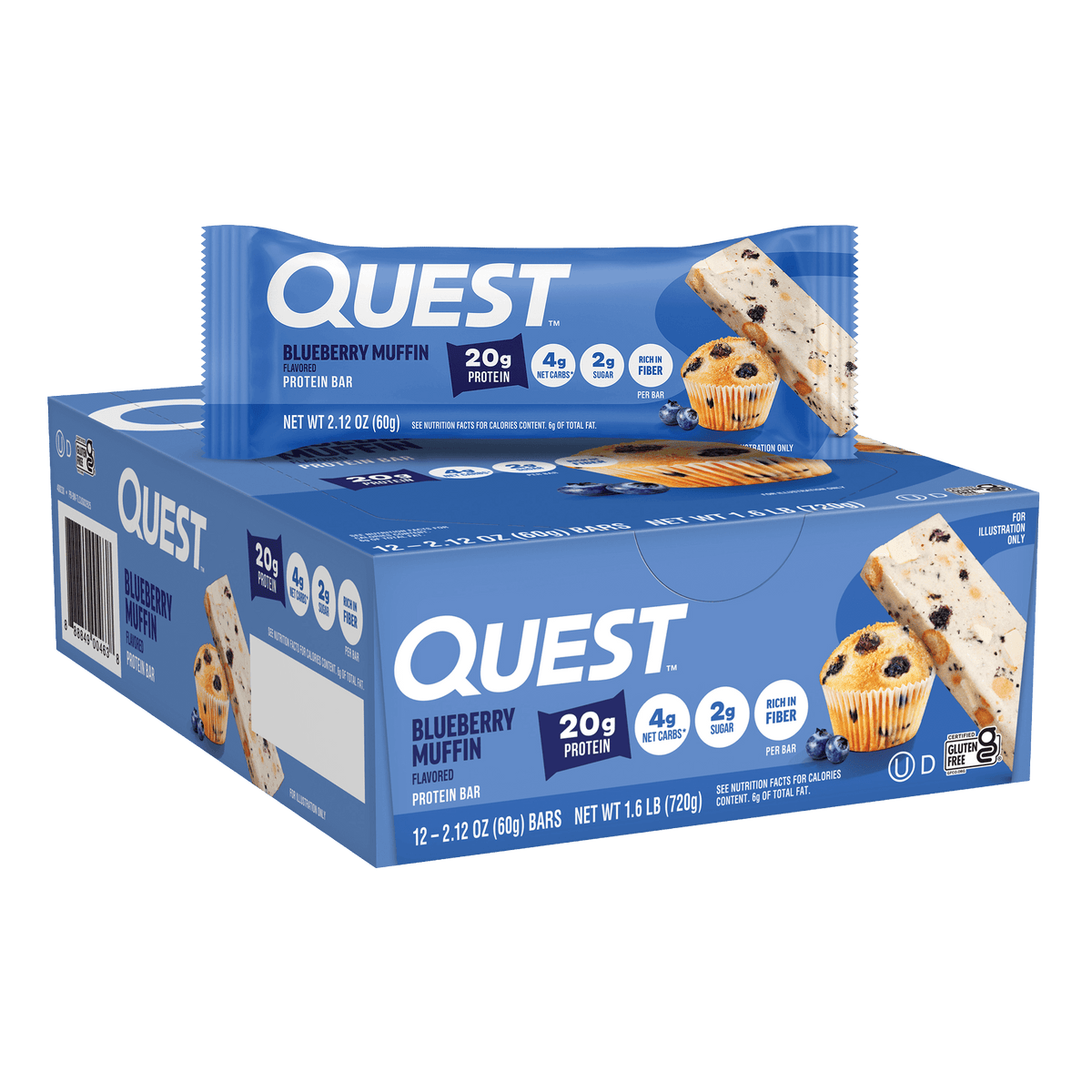 Large Protein Bar Bundle; 4 x 12ct. boxes - Save 10%