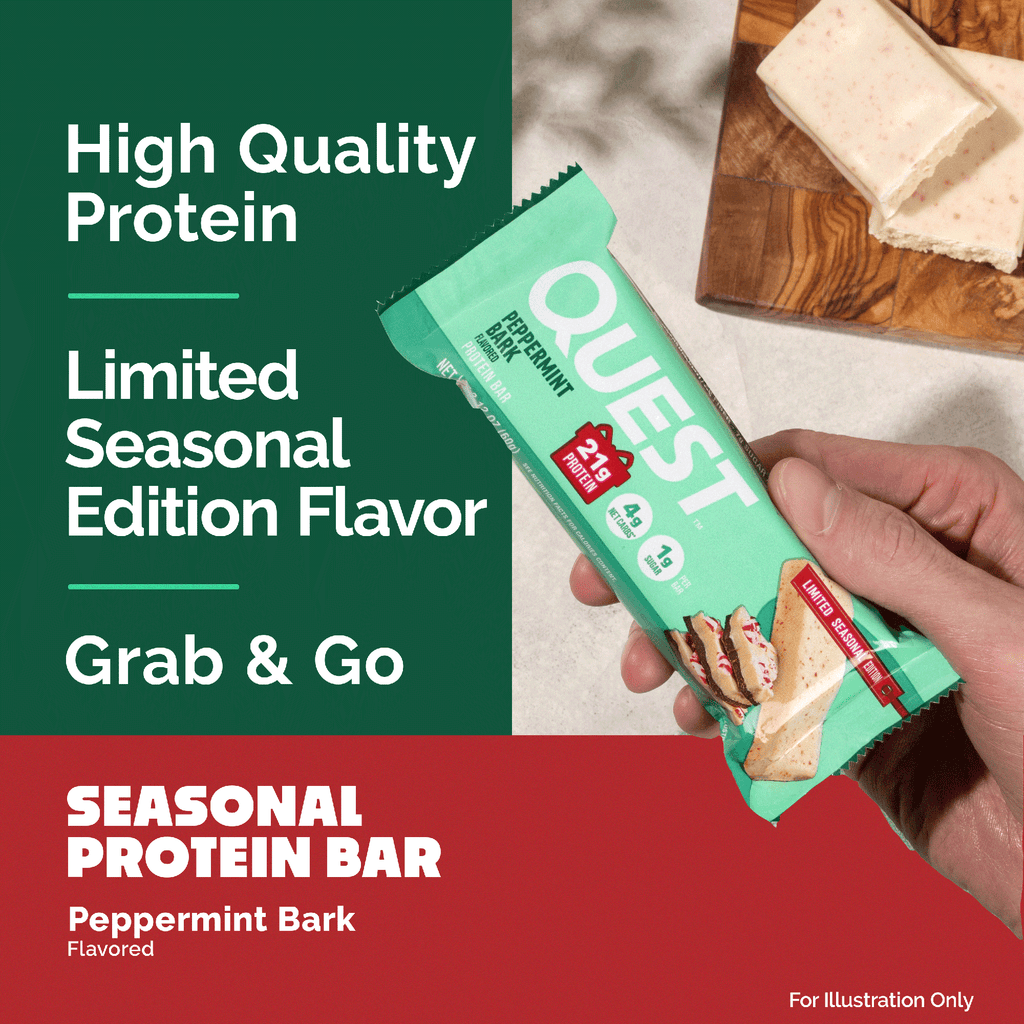 Quest Nutrition Peppermint Bark Protein Bar