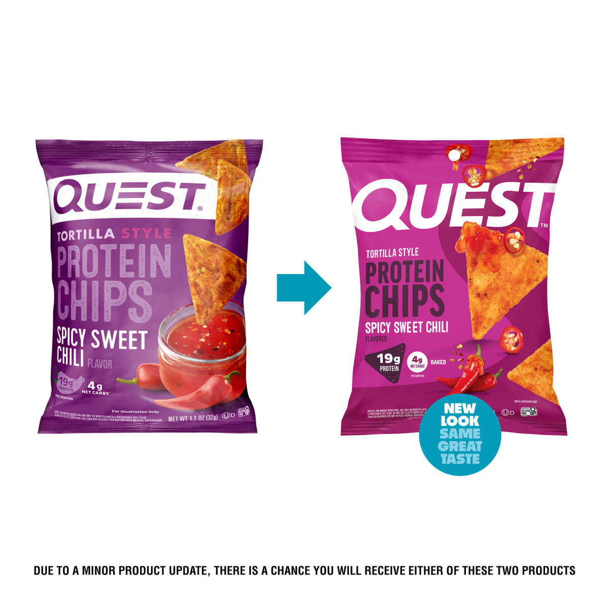 Spicy Sweet Chili Tortilla Style Protein Chips