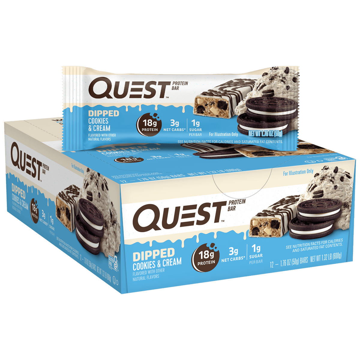 Large Protein Bar Bundle; 4 x 12ct. boxes - Save 10%