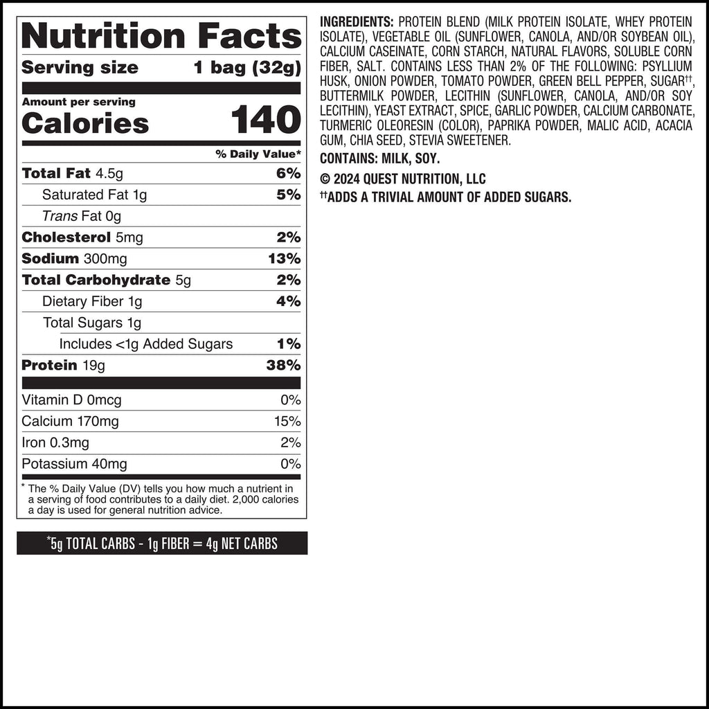 Salsa Verde Tortilla Style Protein Chips