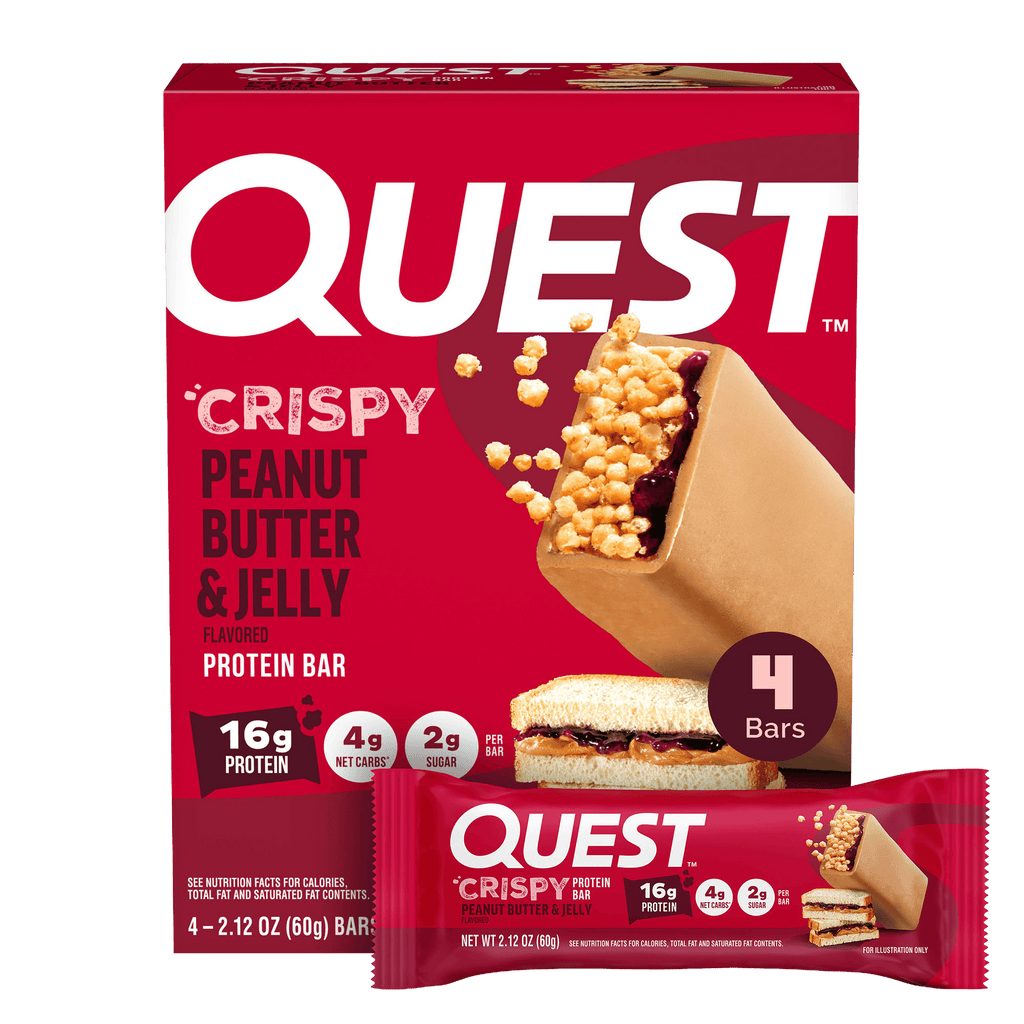 Peanut Butter & Jelly Crispy Hero Protein Bars