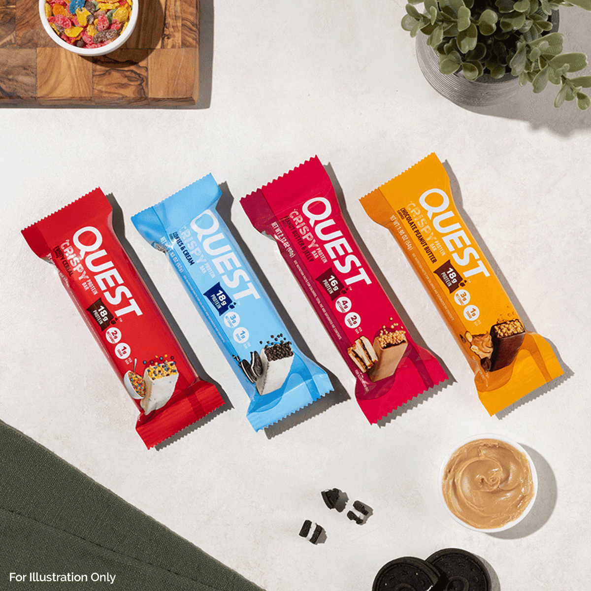 Peanut Butter & Jelly Crispy Hero Protein Bars