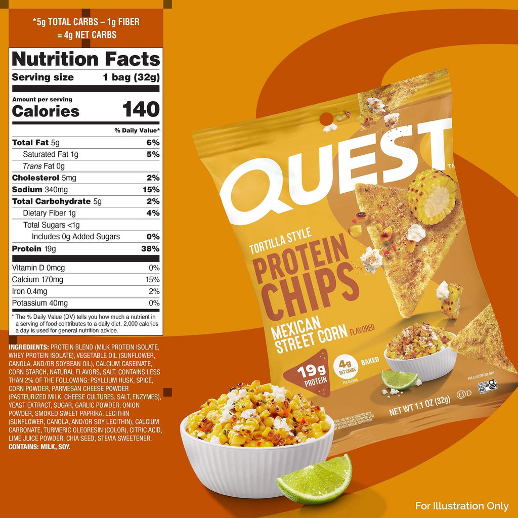 Mexican Street Corn Tortilla Style Protein Chips
