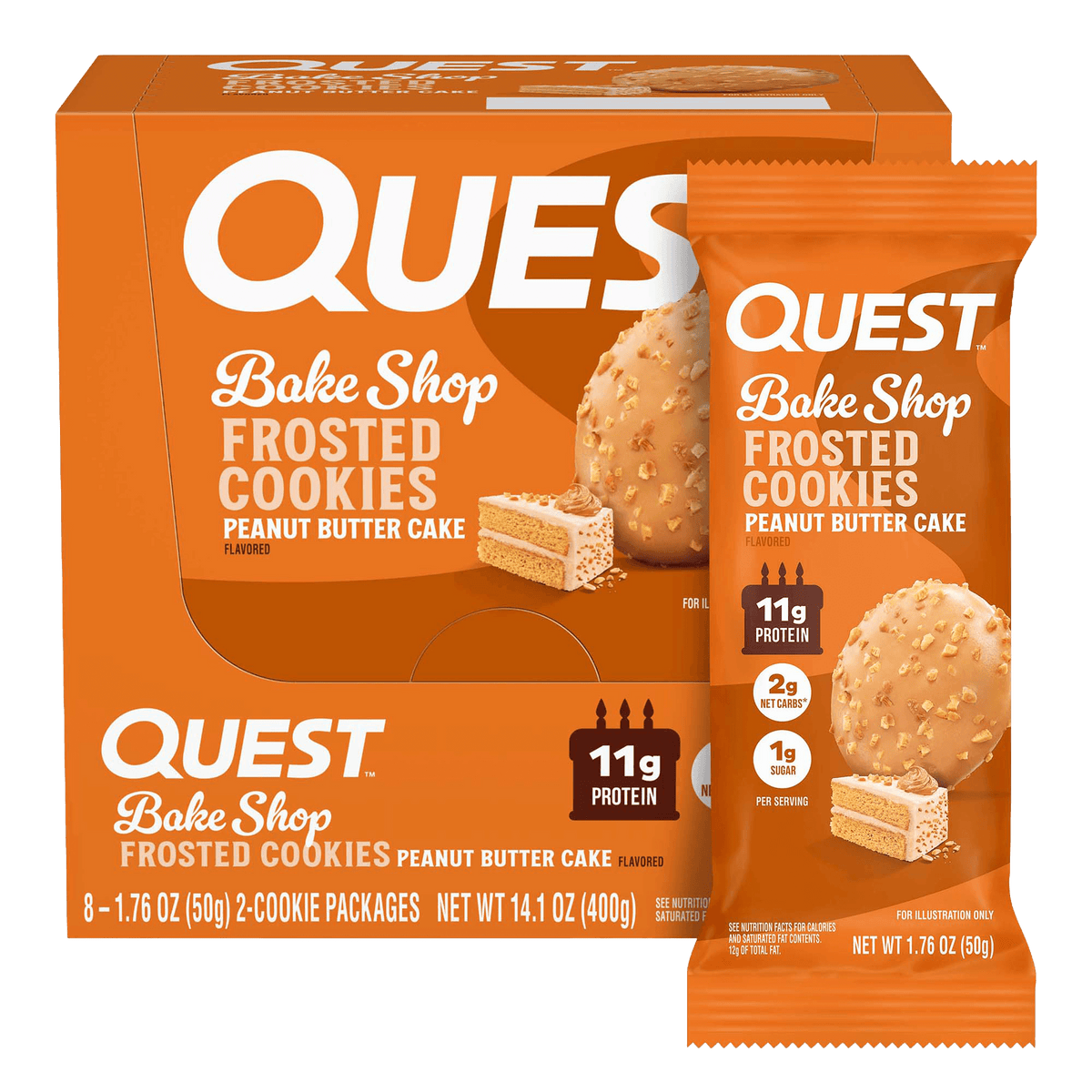 Peanut Butter Cake Frosted Cookies Twin Pack