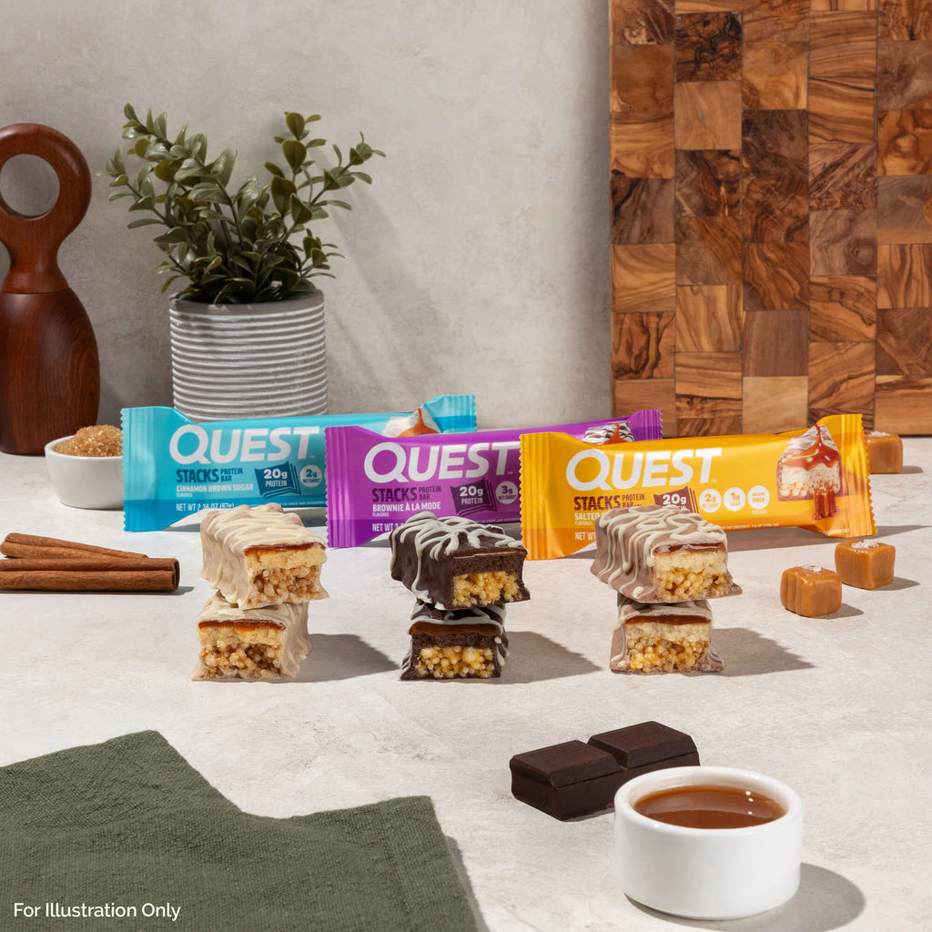 Salted Caramel Stacks Bars